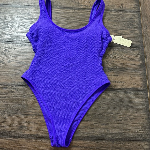 Vibrant Purple One-Piece Swimsuit - Picture 1 of 3